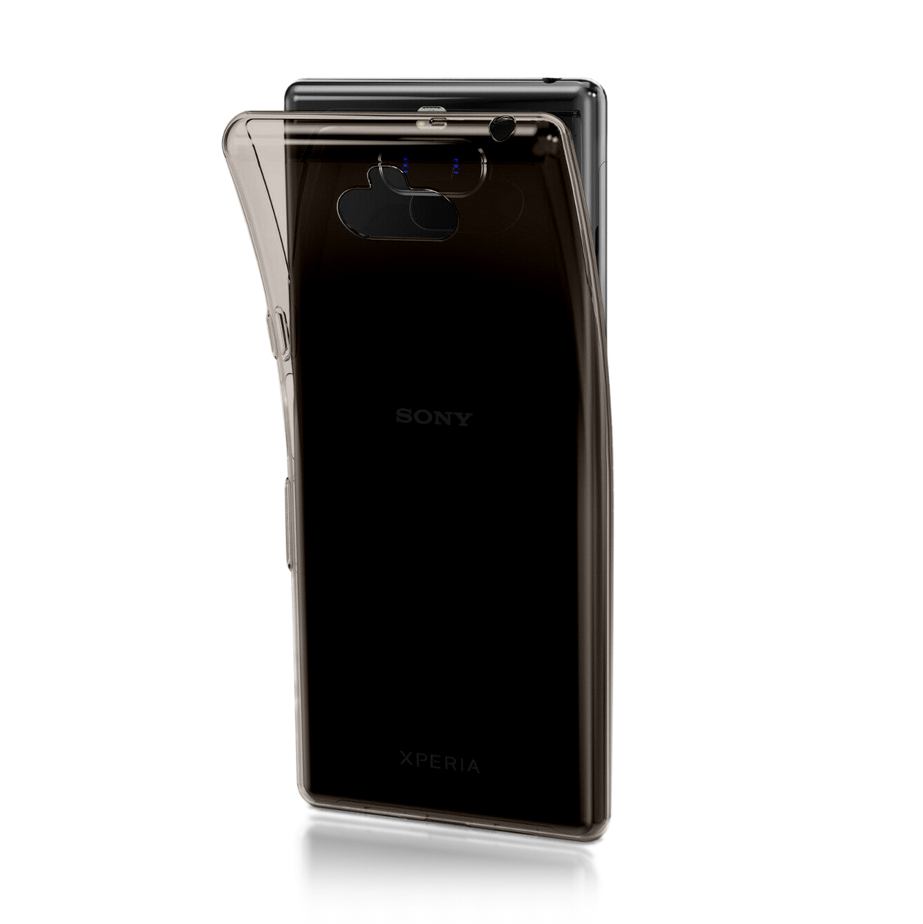 

Чехол-накладка BROSCO для смартфона Sony Xperia 10 Plus, силикон, прозрачный/тонированный (10P-TPU-BLACK)