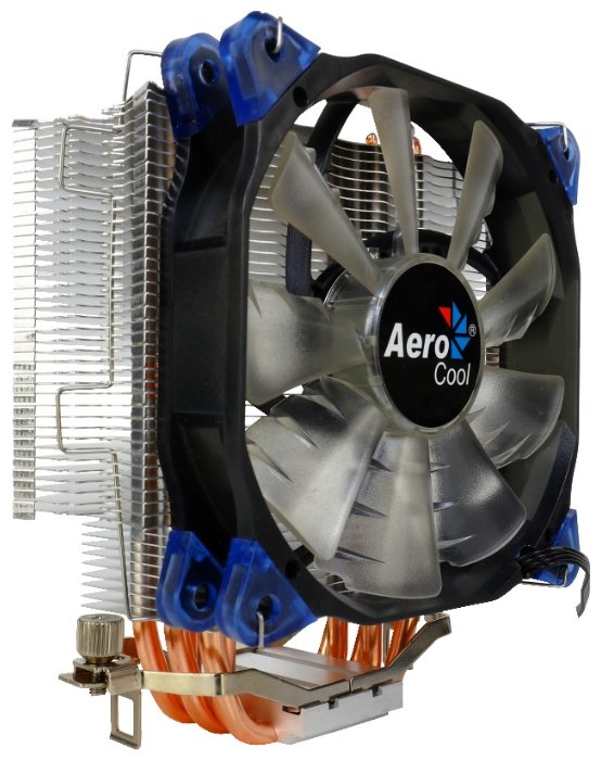 

Кулер для процессора Aerocool Verkho5 для Socket 775/115x/1200/1356/1366/2011/2011-3/AM2/AM2+/AM3/AM3+/FM1/FM2/FM2+, 120 мм, 2000rpm, 27 дБА, 150 Вт, 4-pin PWM, Al, Blue LED (EN55918), Verkho5