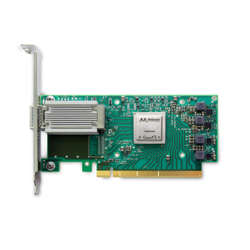 

Сетевая карта Mellanox ConnectX-5, 1xQSFP28, 100 Гб/с, PCI-Ex16, Retail (MCX515A-CCAT), ConnectX-5