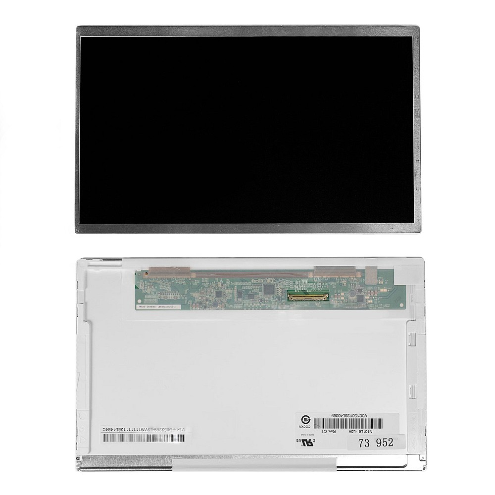 

Матрица для ноутбука 10.1" 1024x600 WSVGA, 40 pin LVDS, Normal, LED, TN, без крепления, матовая. PN: B101AW03 (TOP-WSV-101L)