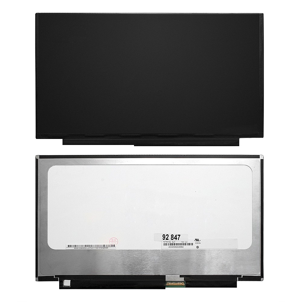 

Матрица для ноутбука 11.6" 1920x1080 FHD, 30 pin eDP, Slim, LED, AAS, без крепления, матовая. PN: N116HSE-EJ1 (TOP-FHD-116L-S)