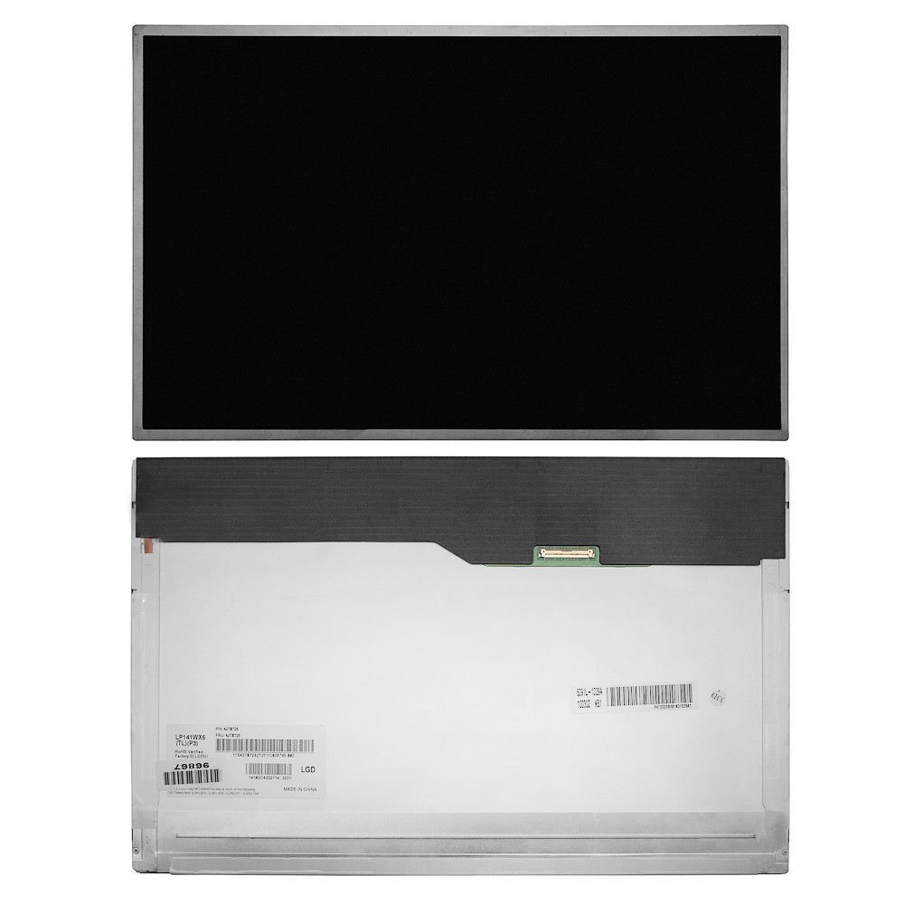 

Матрица для ноутбука 14.1" 1280x800 WXGA, 40 pin LVDS, Normal, LED, TN, без крепления, глянцевая. PN: LP141WX5 (TL)(P3) (TOP-WX-141L)