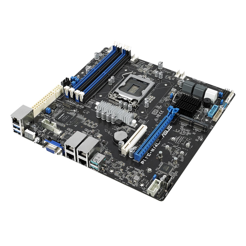 

Материнская плата ASUS P11C-M/4L, 1xSocket1151v2, iC242, 4xDDR4, PCI-Ex16, PCI-Ex8, 2xM.2, 6SATA3 RAID 0/1/5/10, 4GLAN, 2USB 2.0, 2USB 3.0, 4USB 3.1, VGA, mATX, Retail, P11C-M/4L