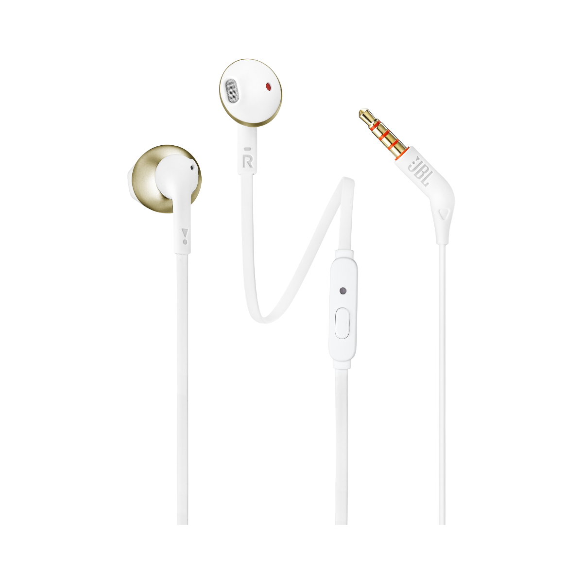 

Проводная гарнитура JBL T205, jack 3.5 mm, золотистый (JBLT205CGD), T205