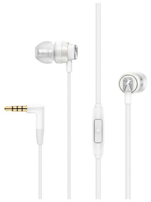 

Проводные наушники Sennheiser CX 300S, jack 3.5 mm, белый (508594), CX 300S