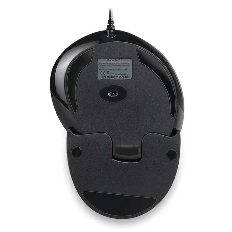 

Мышь проводная Delux KM-618BU, 2000dpi, оптическая лазерная, USB, черный, KM-618BU