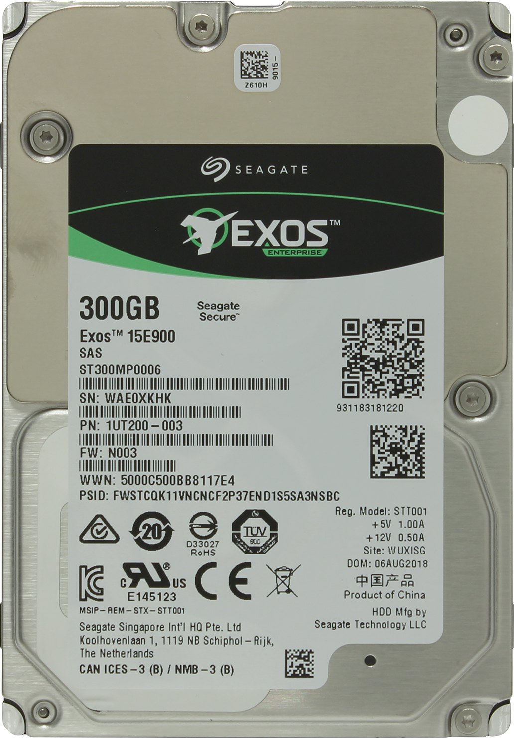Жесткий диск (HDD) Seagate 300Gb ST300MP0006