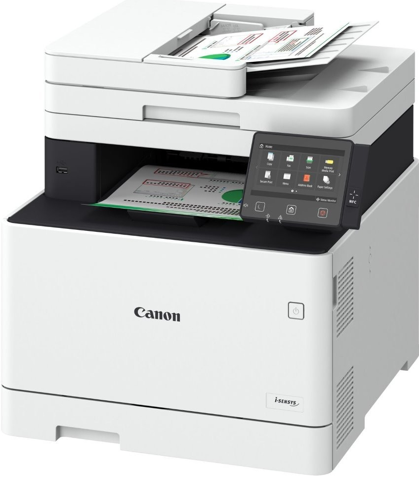 МФУ лазерный Canon i-SENSYS MF744Cdw, A4, цветной, 27стр/мин (A4 ч/б), 27стр/мин (A4 цв.), 600x600dpi, дуплекс, ДАПД-50 листов, факс, сетевой, Wi-Fi, USB (3101C031)