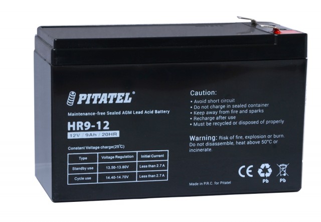 

Аккумуляторная батарея для ИБП Pitatel HR9-12, 12V, 9Ah (HR9-12), HR9-12