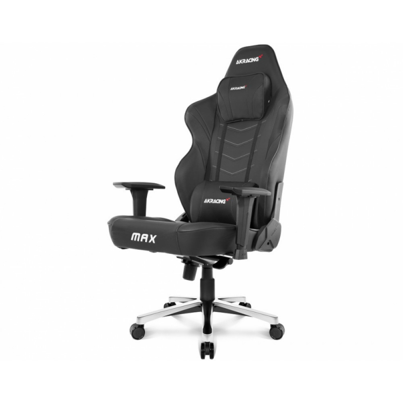 Кресло игровое AKRACING MAX белый/черный (AK-MAX-BLACK)