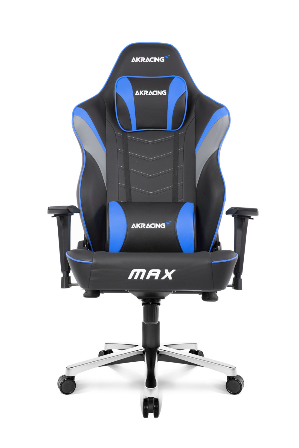 Кресло игровое AKRACING MAX черный/синий (AK-MAX-BLUE)