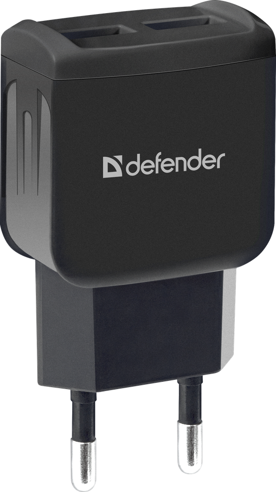 

Сетевое зарядное устройство Defender UPC-21, 2USB, 2.1A, черный (83581), кабель microUSB, UPC-21