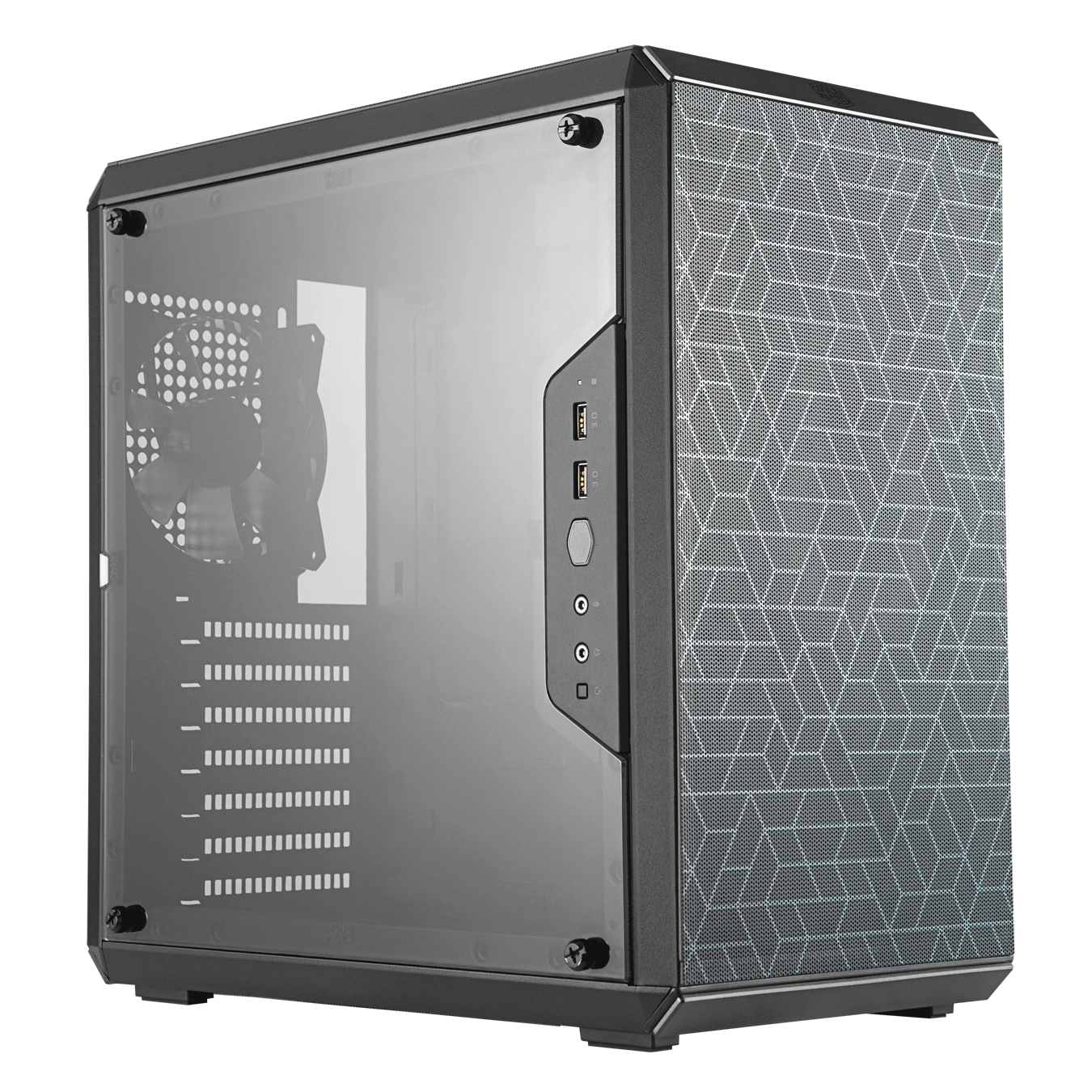 

Корпус COOLERMASTER MasterBox Q500L, ATX, Midi-Tower, 2xUSB 3.0, черный, без БП (MCB-Q500L-KANN-S00), MasterBox Q500L