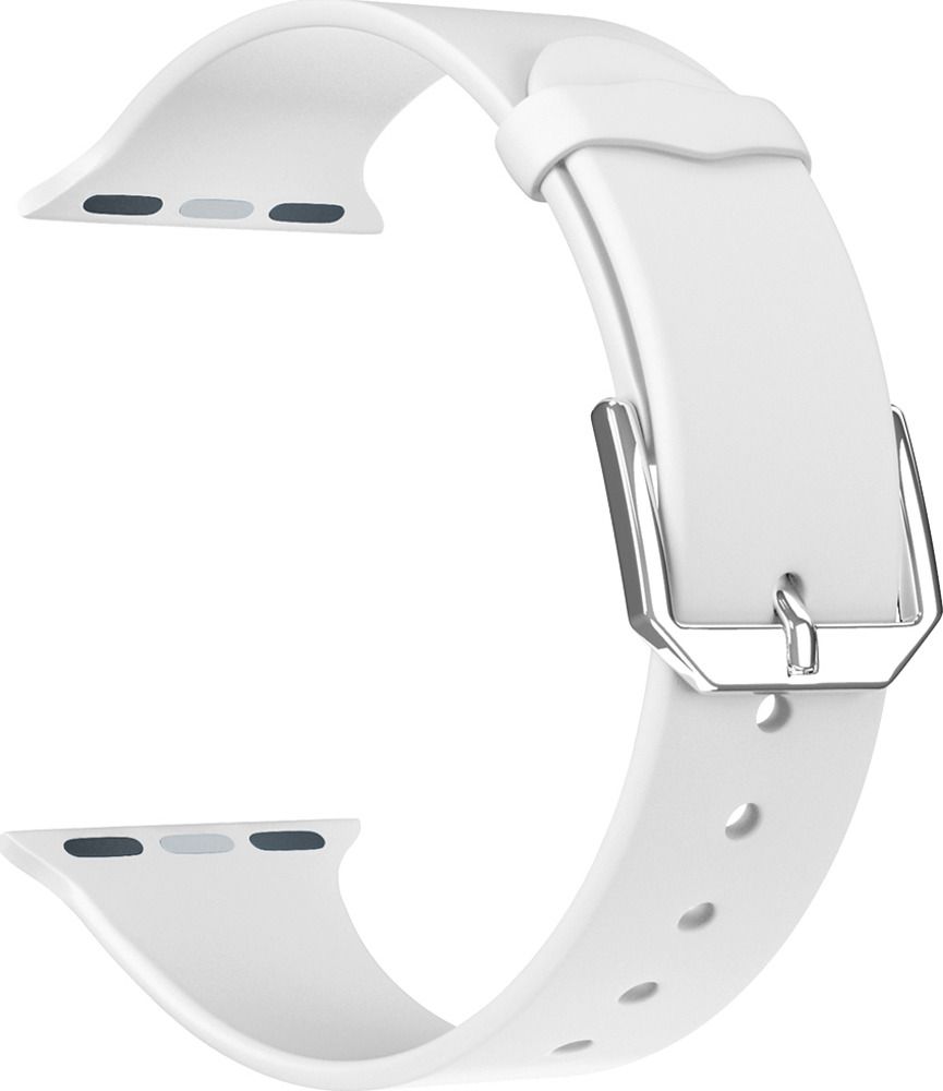 

Ремешок Lyambda Alcor Apple Watch 42/44 mm, силикон, белый (DS-APS08C-44-WT)