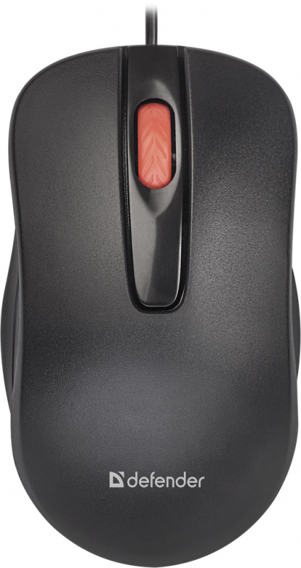 

Мышь проводная Defender Point MM-756, 1000dpi, оптическая светодиодная, USB, черный (52756), Point MM-756