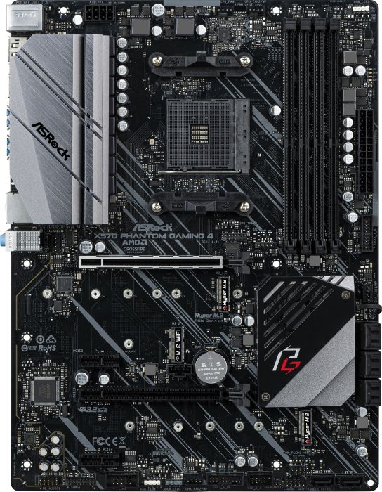 Материнская плата ASRock X570 Phantom Gaming 4, SocketAM4, AMD X570, ATX