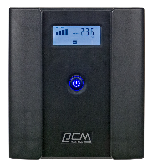 ИБП Powercom Raptor, 1500 В·А, 900 Вт, черный