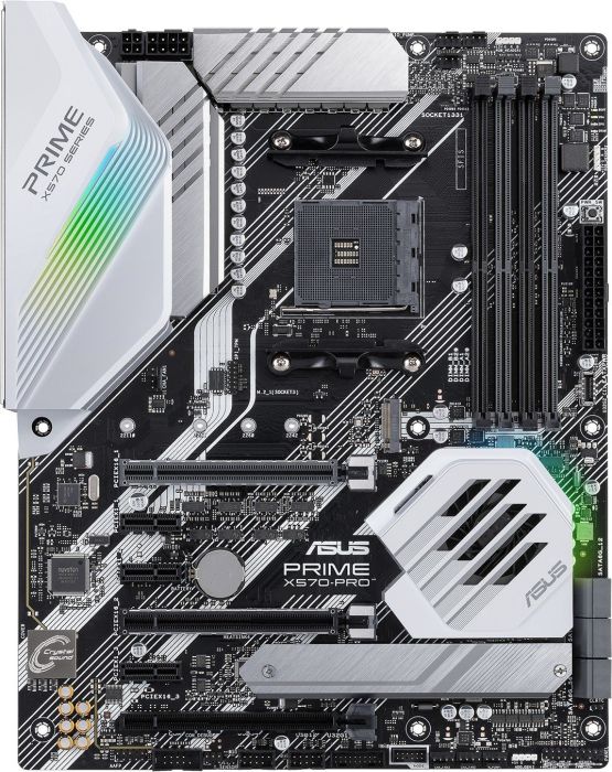 

Материнская плата ASUS PRIME X570-PRO, SocketAM4, AMD X570, 4xDDR4, 3PCI-Ex16, 6SATA3, 7.1-ch, GLAN, 10 USB 3.1, 1 USB Type-C, HDMI, DP, ATX, Retail, PRIME X570-PRO