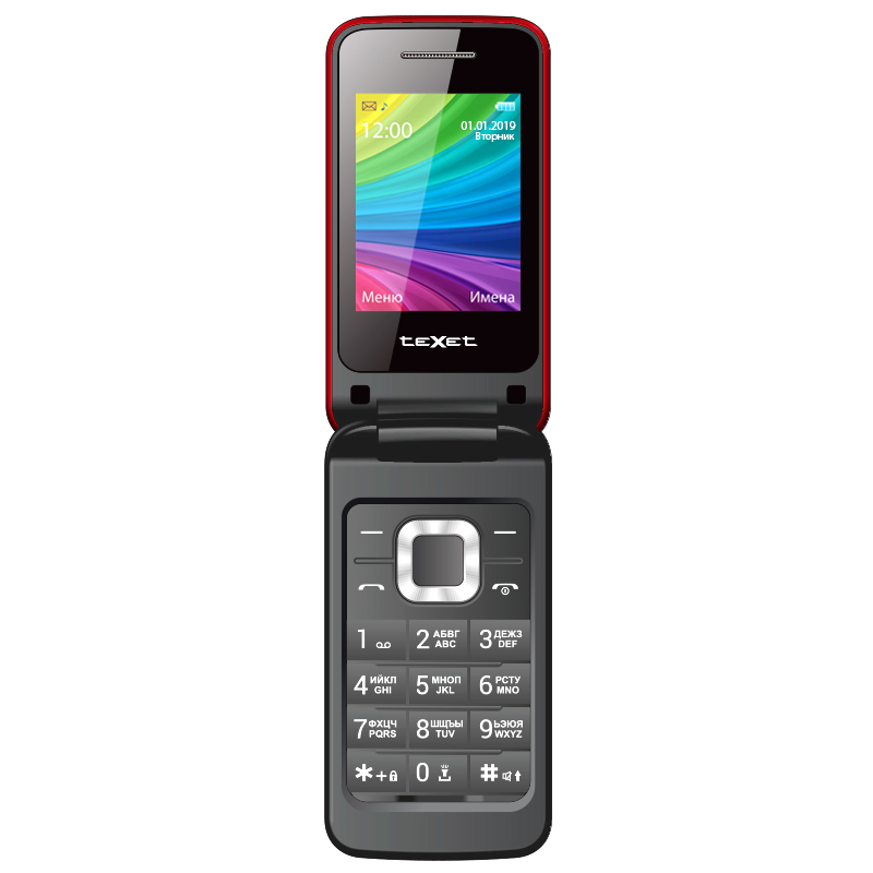 

Мобильный телефон teXet TM-204 2.4", 320x240 TN, BT Cam, 2-Sim, 800mAh, гранатовый micro-USB, TM-204