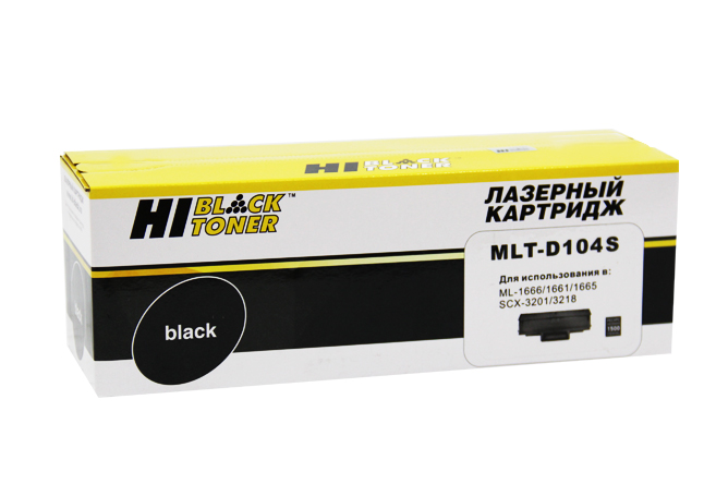 

Картридж лазерный Hi-Black HB-MLT-D104S (MLT-D104S), черный, 1500 страниц, совместимый для Samsung ML-1660/ ML-1665/ ML-1860/ ML-1865/ ML-1865W, SCX-3200/ SCX-3205/ SCX-3205W
