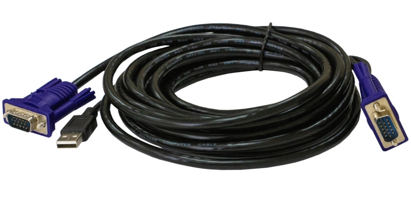 Кабель KVM (КВМ) D-Link DKVM-CU3, VGA, USB (AM)