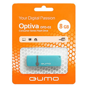 

Флешка 8Gb USB 2.0 QUMO Optiva Optiva OFD-02, синий (QM8GUD-OP2), Optiva OFD-02