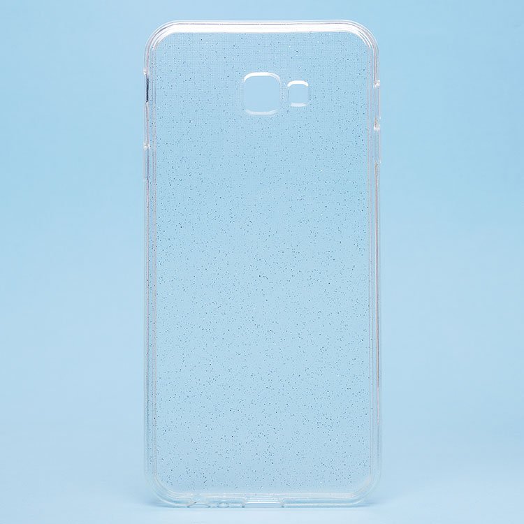 

Чехол-накладка SC123 для смартфона Samsung SM-J415 Galaxy J4 Plus 2018, силикон, прозрачный белый (97632)
