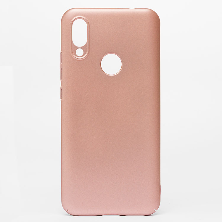 

Чехол-накладка PC002 для смартфона Xiaomi Redmi 7, пластик, золотистый (101487)