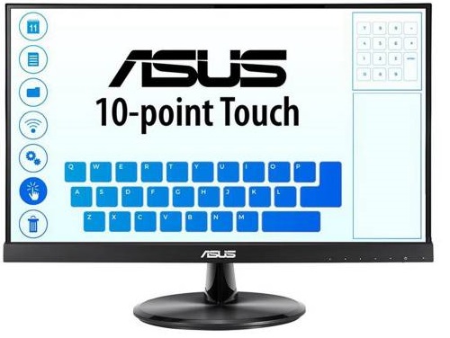 

Монитор 21.5" ASUS VT229H IPS, сенсорный, 1920x1080 (16:9), 250кд/м2, 5мс, VGA, HDMI, USB-Hub, черный (90LM0490-B01170), VT229H