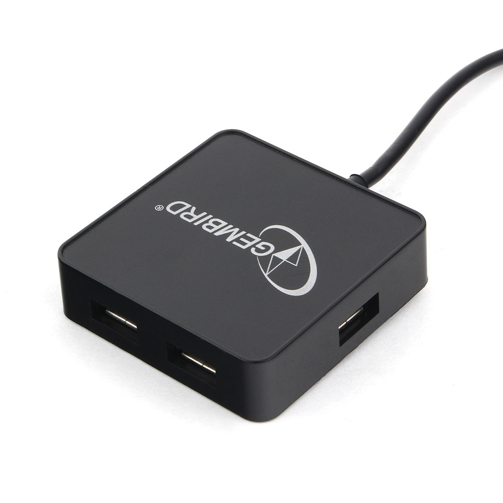 

Концентратор Gembird UHB-242, 4xUSB 2.0, черный, UHB-242