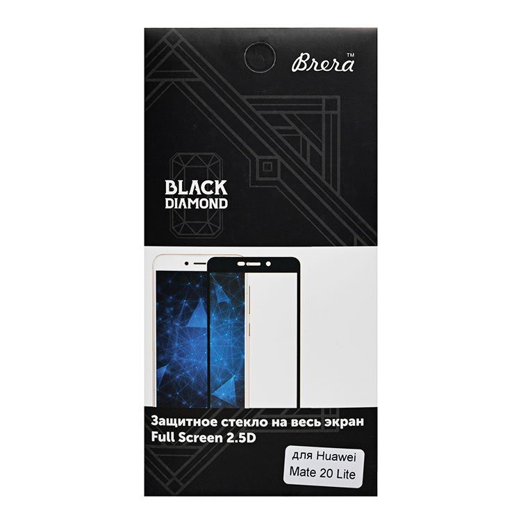 

Защитное стекло Brera для смартфона Huawei Mate 20 Lite 2.5D Full Screen, с черной рамкой (92385)