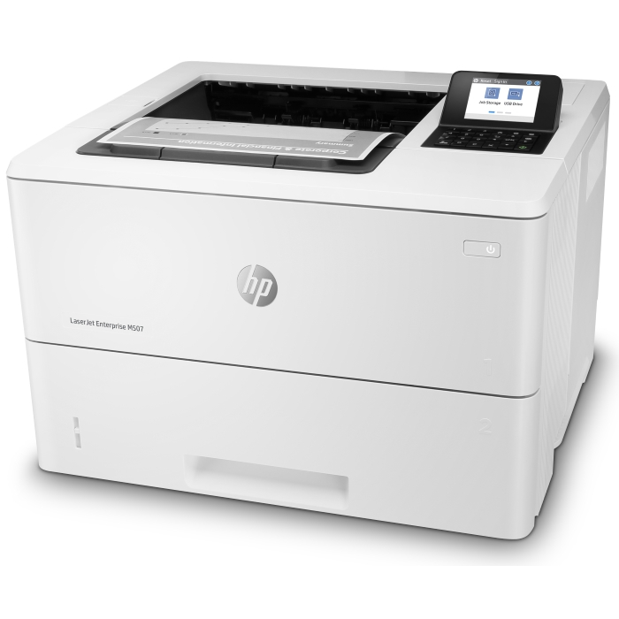 

Принтер лазерный HP LaserJet Enterprise M507dn, A4, ч/б, 43стр/мин (A4 ч/б), 1200x1200dpi, дуплекс, сетевой, USB (1PV87A), M507dn