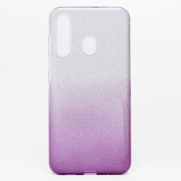 

Чехол-накладка SC097 для смартфона Samsung SM-A606 Galaxy A60, силикон, фиолетовый/серебристый, градиент (102084)