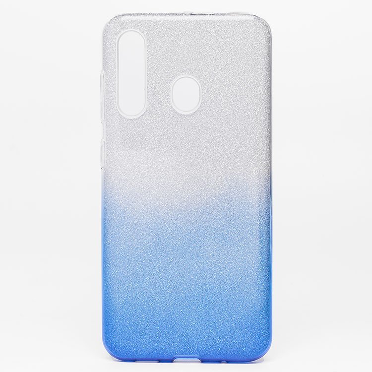 

Чехол-накладка SC097 для смартфона Samsung SM-A606 Galaxy A60, силикон, синий/серебристый, градиент (102081)