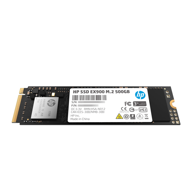 

Твердотельный накопитель (SSD) HP 500Gb EX900, 2280, M.2, NVMe (2YY44AA)