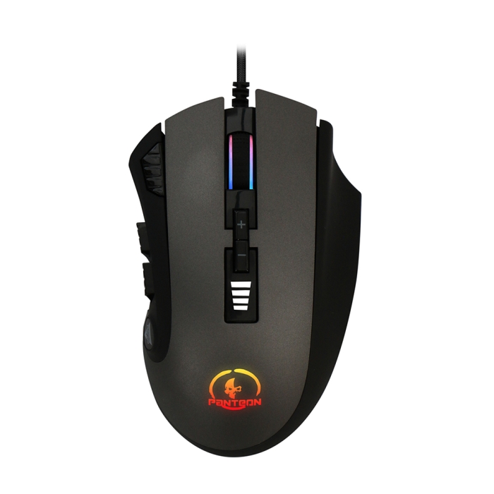 

Мышь проводная Jet.A Panteon PS90, 10000dpi, оптическая светодиодная, USB, черный, Panteon PS90