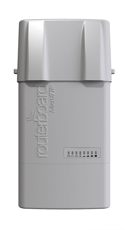 

Точка доступа MikroTik BaseBox 6, LAN: 1x1 Гбит/с, 802.11a/n, 6 ГГц, до 300 Мбит/с, Passive PoE (RB912UAG-6HPnD-OUT), BaseBox 6