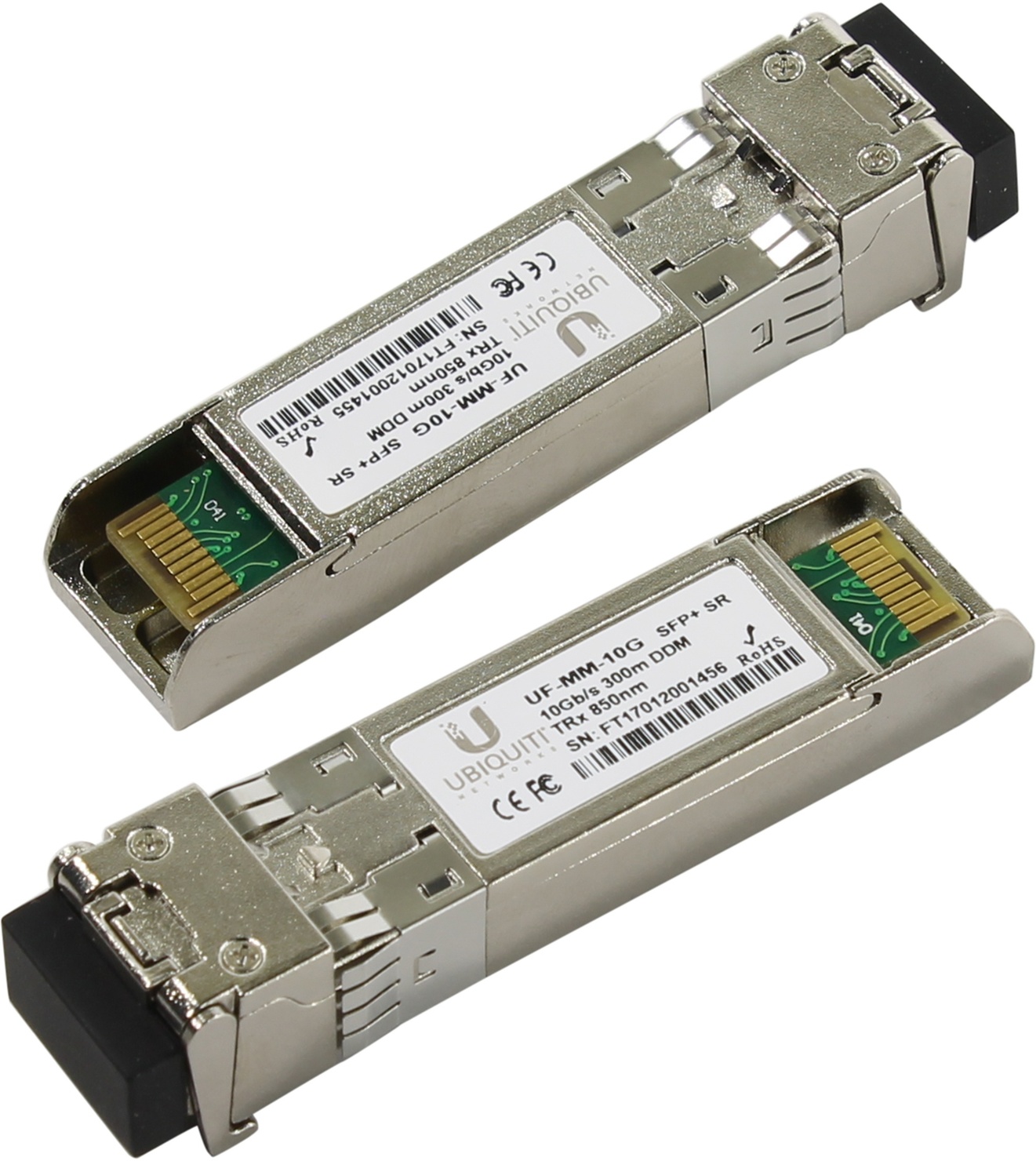 

Модуль SFP+ UBIQUITI FiberModule MM-10G, 300m, LC Duplex, Tx:850 нм, Rx:850 нм, 10 Гбит/с, MM, DDM (UF-MM-10G), FiberModule MM-10G