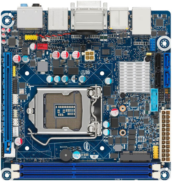 Материнская плата INTEL DH77DF, Socket1155, Intel H77, mini-ITX