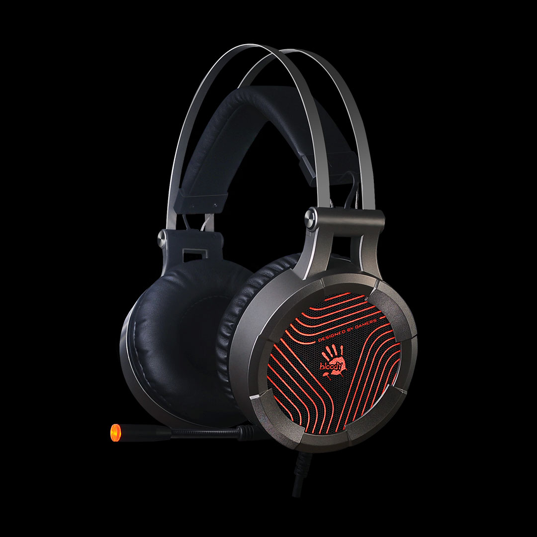Проводная гарнитура A4Tech Bloody G530, черный/серый