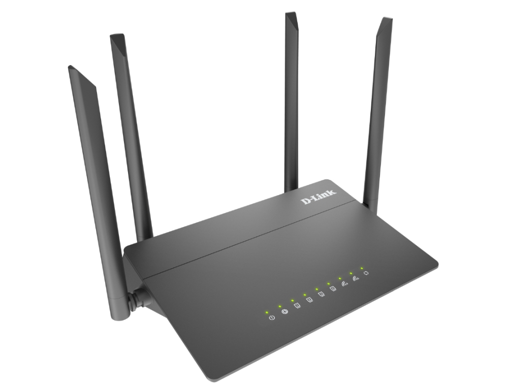 

Wi-Fi роутер D-Link DIR-822, 802.11a/b/g/n/ac, 2.4 / 5 ГГц, до 1.17 Гбит/с, LAN 4x100 Мбит/с, WAN 1x100 Мбит/с, внешних антенн: 4x5 дБи (DIR-822/RU/R), DIR-822