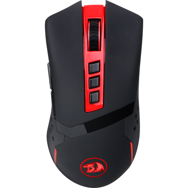 Мышь беспроводная Redragon Blade M692, 4800dpi, оптическая светодиодная, Wireless, USB, черный/красный (75075)