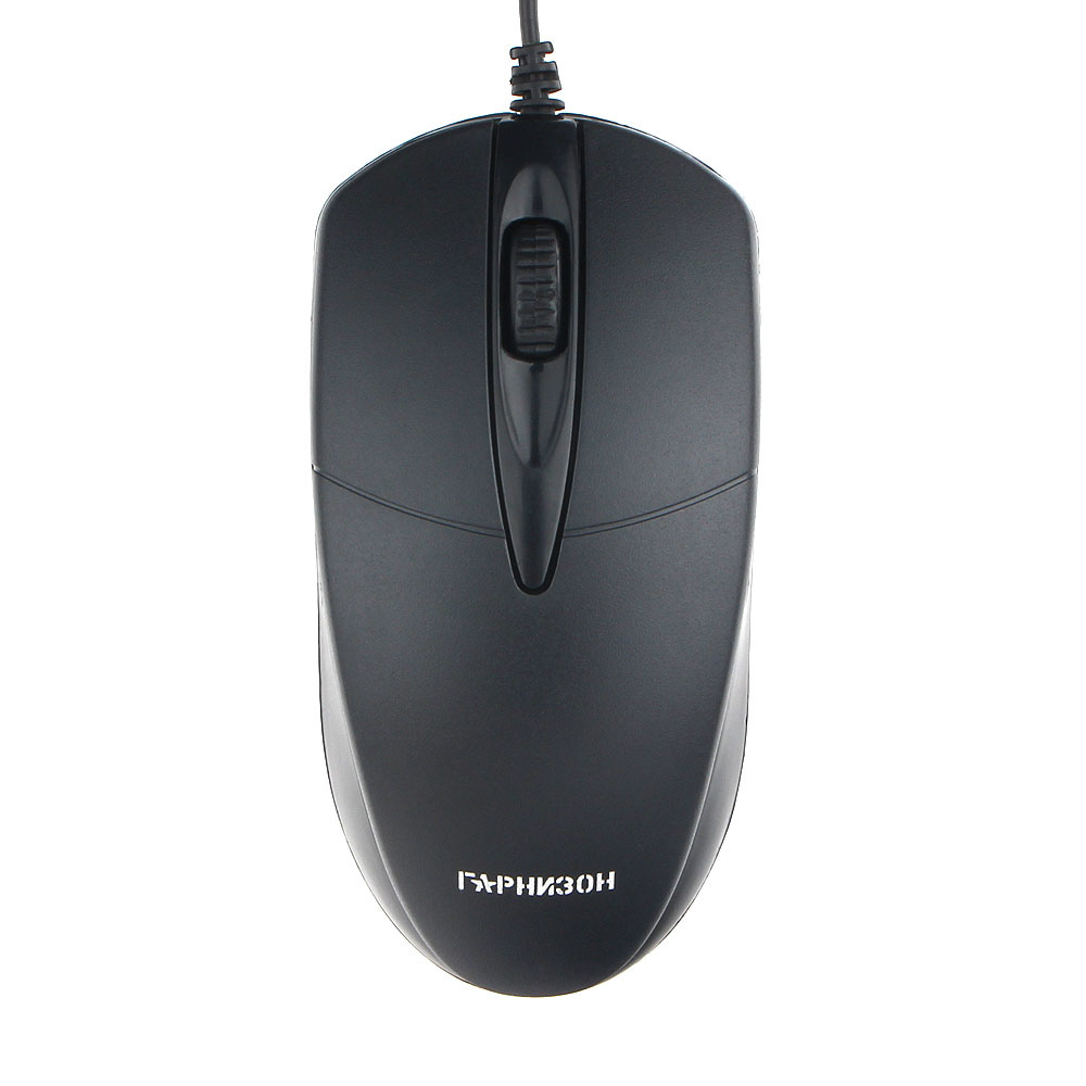 

Мышь проводная Гарнизон GM-220, 1000dpi, оптическая светодиодная, USB, черный, GM-220