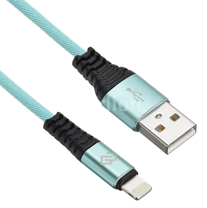 

Кабель USB 2.0-Lightning 8-pin, Digma , 1.2m, зеленый (1080335)