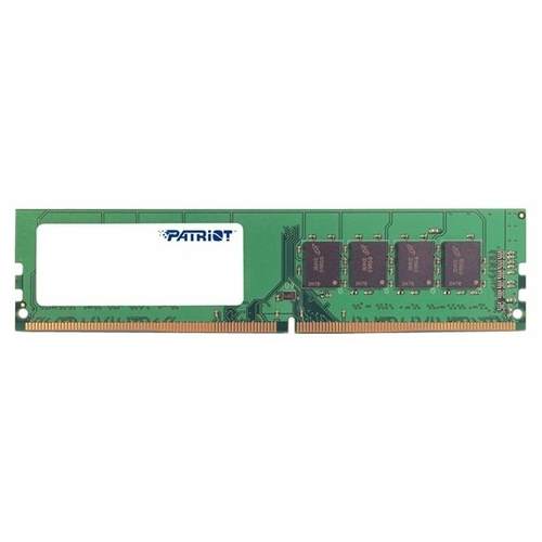 

Память DDR4 DIMM 4Gb, 2400MHz, CL17, 1.2 В, Patriot Memory, Signature (PSD44G240082), PSD44G240082