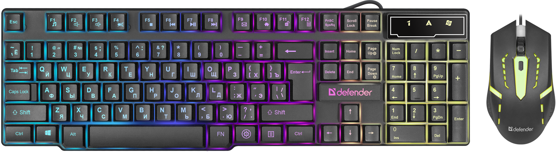 Клавиатура + мышь Defender Sydney C-970, USB, черный (45970)