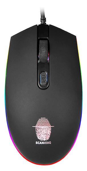 

Мышь проводная Qumo Pretender, 3200dpi, оптическая светодиодная, USB, черный (M53), Pretender