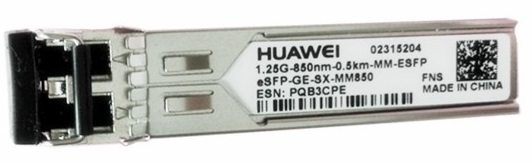 Модуль SFP Huawei ESFP-GE-SX-MM850, до 500 м, двойной (02313URD/02315204/02315204)