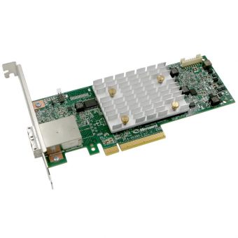 Контроллер Microsemi Adaptec SmartRAID 3154-8e, SAS/SATA 12G, 8-port (miniSAS HD), RAID 0/1/5/6/10/50/6/1ADM/10ADM, 4Gb, PCI-Ex8, SGL (2290800-R)