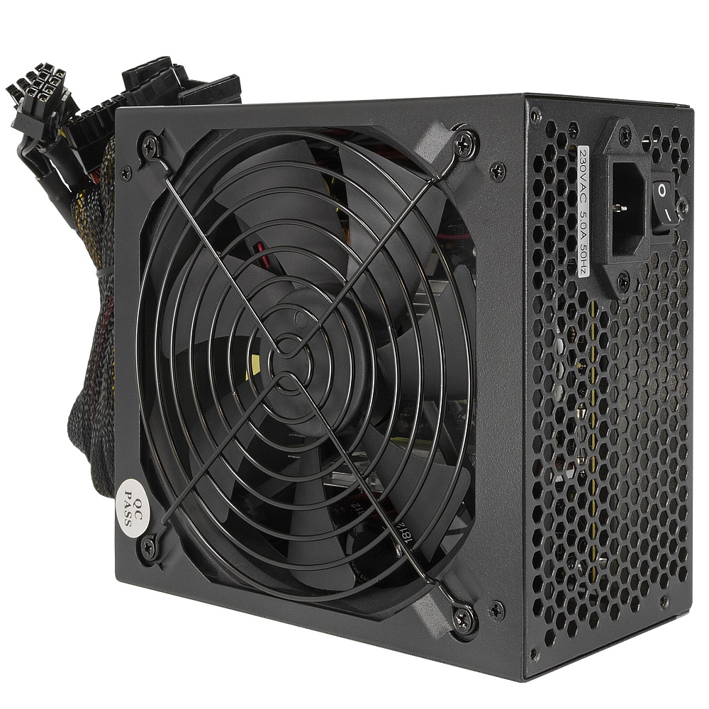 Блок питания 450 Вт, CROWN CM-PS450W PRO, 120 мм 80 Plus Silver